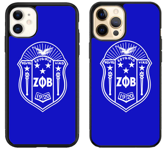 Zeta Phi Beta Logo iPhone 12 | 12 Mini | 12 Pro | 12 Pro Max Case