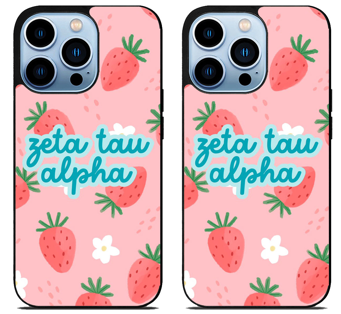 Zeta Tau Alpha Strawberry iPhone 15 Pro | iPhone 15 Pro Max Case