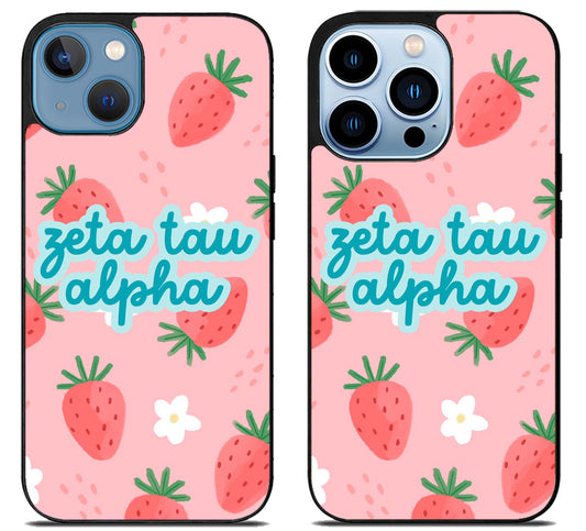 Zeta Tau Alpha Strawberry iPhone 13 | 13 Mini | 13 Pro | 13 Pro Max Case