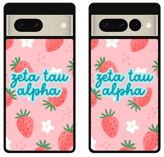 Zeta Tau Alpha Strawberry Google Pixel 7 | 7 Pro Case