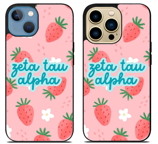 Zeta Tau Alpha Strawberry iPhone 14 | 14 Plus | 14 Pro | 14 Pro Max Case