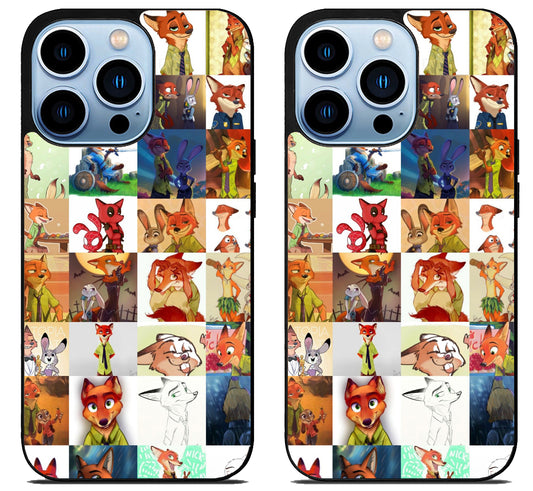 Zootopia Collage iPhone 15 Pro | iPhone 15 Pro Max Case