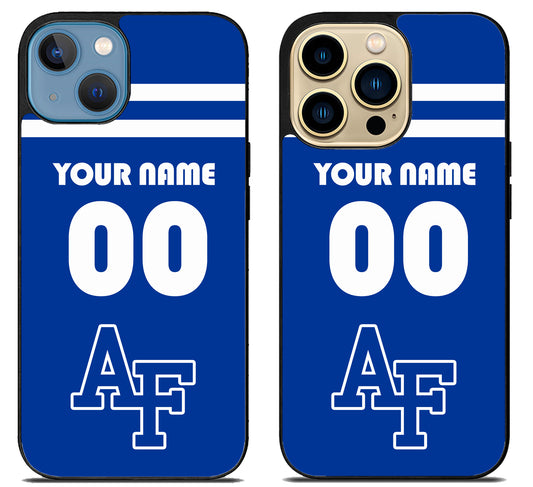 Custom Personalized Air Force falcons iPhone 14 | 14 Plus | 14 Pro | 14 Pro Max Case