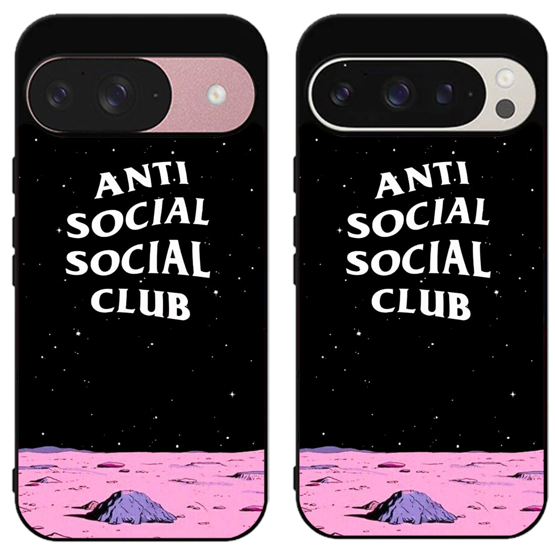 ASSC Anti Social Club Black Google Pixel 9 | 9 Pro | 9 Pro XL Case