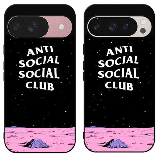 ASSC Anti Social Club Black Google Pixel 9 | 9 Pro | 9 Pro XL Case
