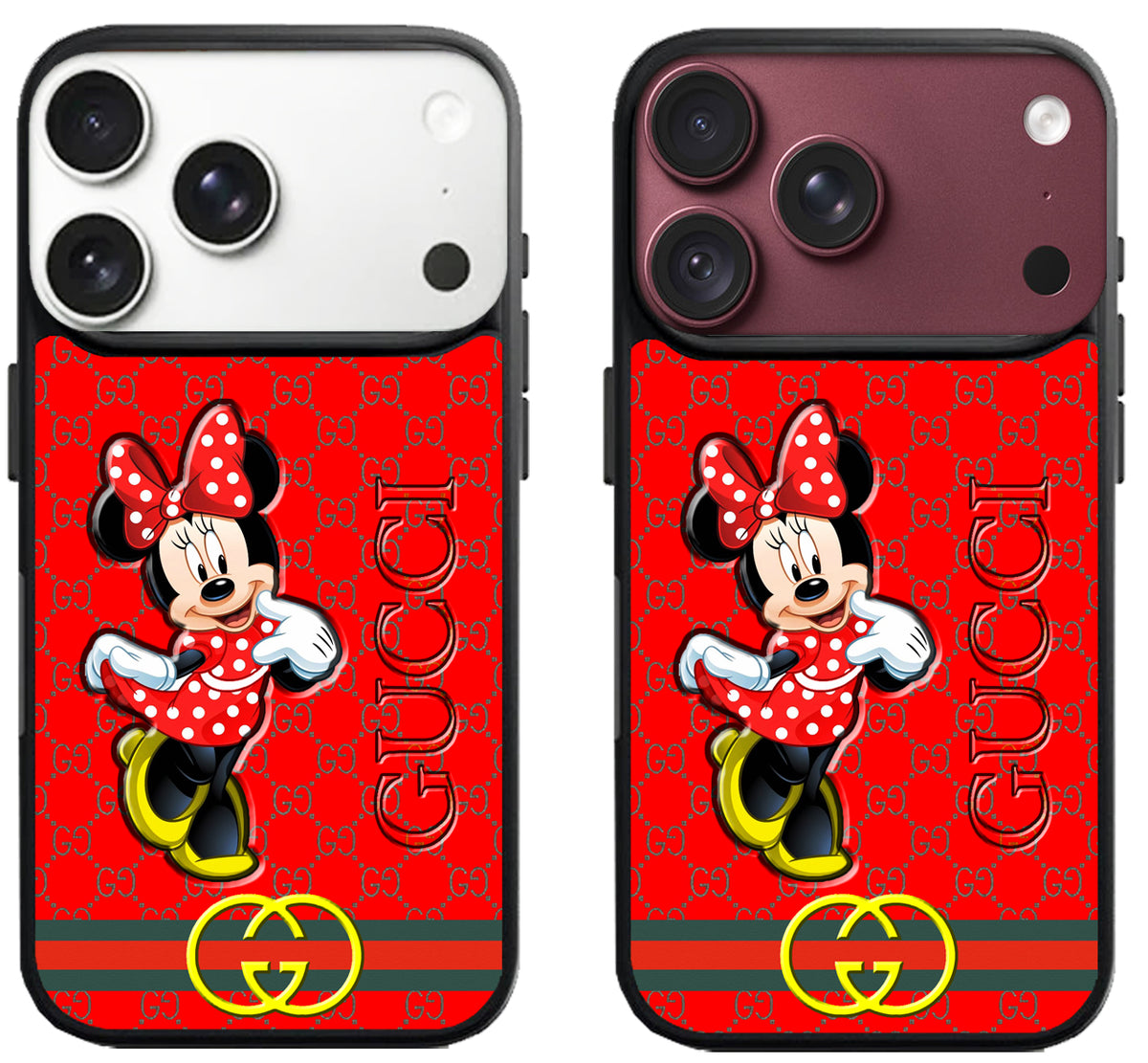 Gucci Red Minnie Mouse iPhone 18 Pro | 18 Pro Max Case