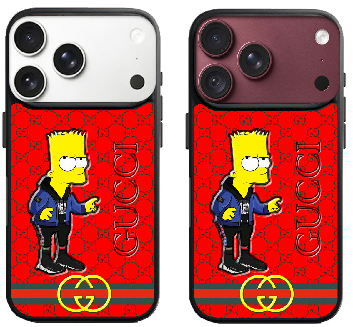 Shimpson Red Gucci iPhone 18 Pro | 18 Pro Max Case
