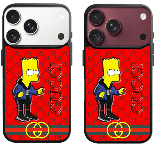 Shimpson Red Gucci iPhone 18 Pro | 18 Pro Max Case