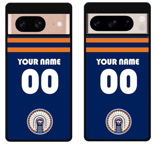 Custom Personalized illinois fighting chief illini Google Pixel 8 | 8 Pro Case