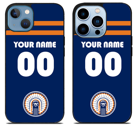 Custom Personalized illinois fighting chief illini iPhone 13 | 13 Mini | 13 Pro | 13 Pro Max Case