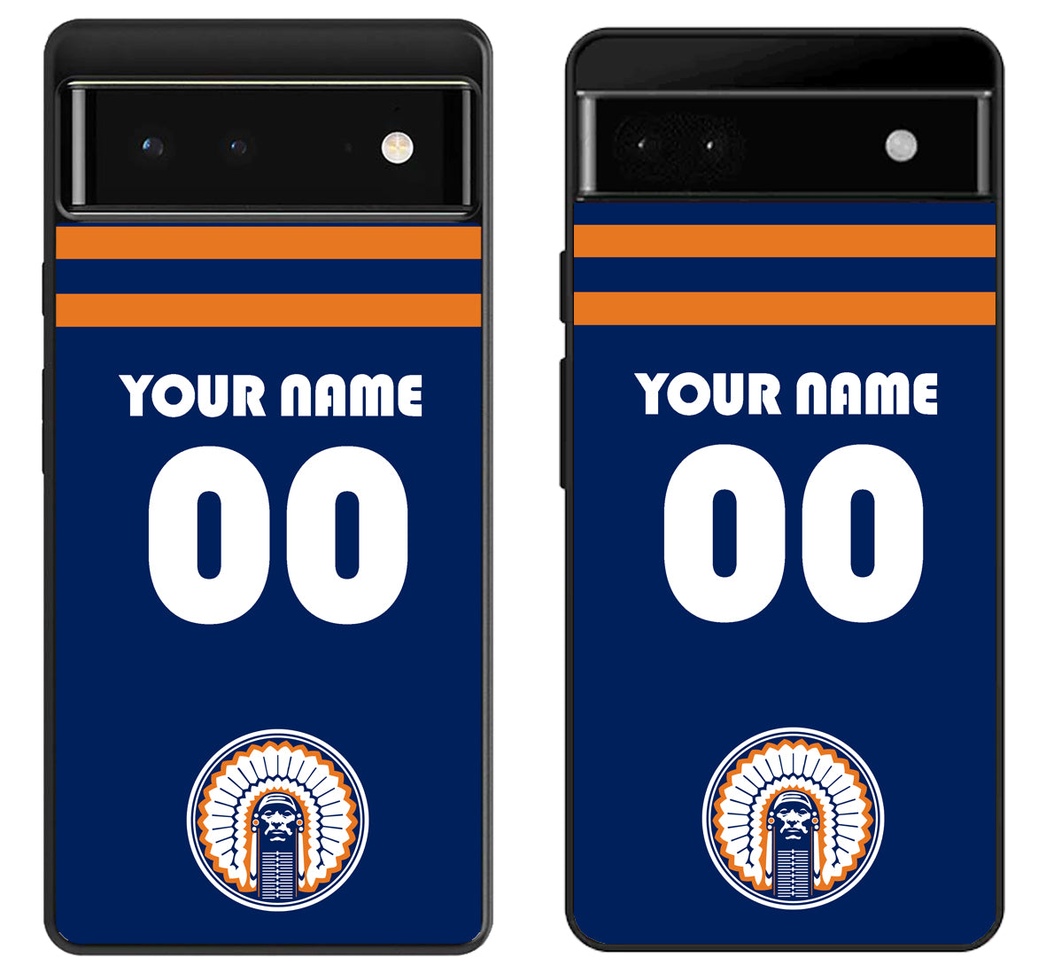 Custom Personalized illinois fighting chief illini Google Pixel 6 | 6A | 6 Pro Case