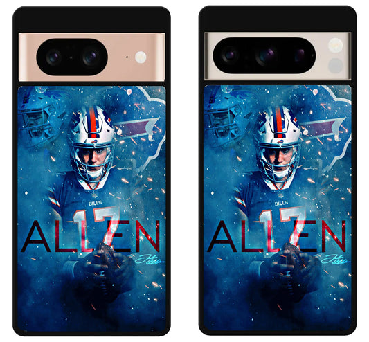 Josh Allen Buffalo Bills Artwork Google Pixel 8 | 8 Pro Case