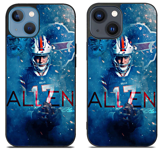 Josh Allen Buffalo Bills Artwork iPhone 15 | iPhone 15 Plus Case