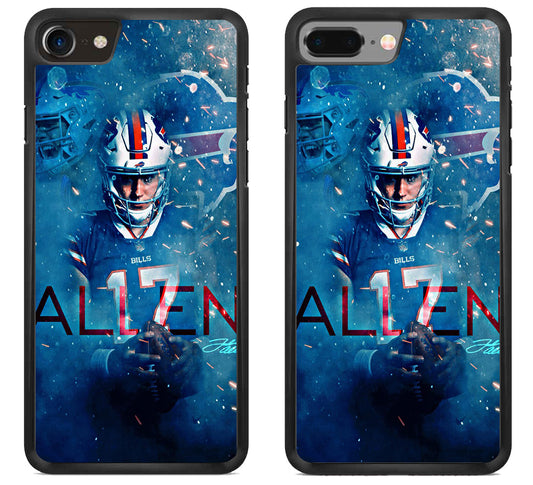 josh allen Buffalo Bills artwork iPhone 8 | 8 Plus Case