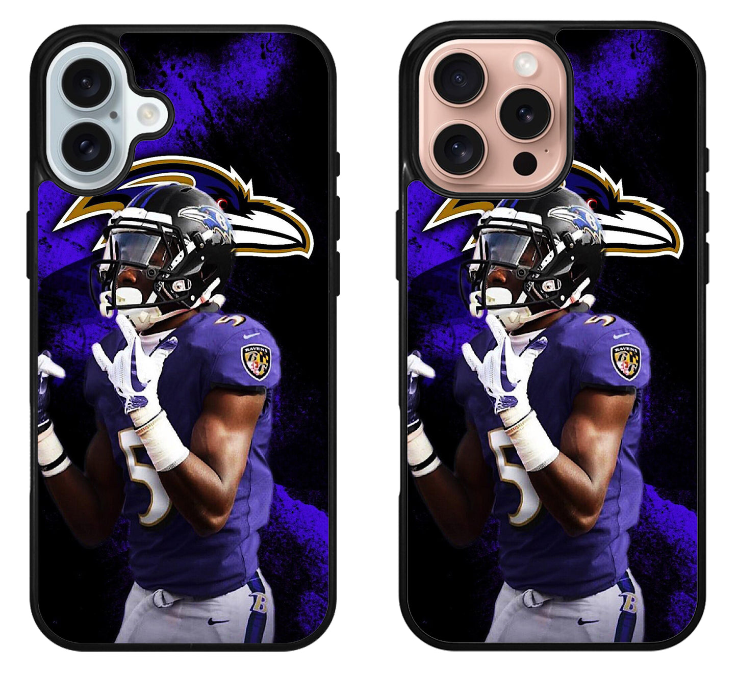 Marquise brown Baltimore Ravens NFL iPhone 16 | 16 Plus | 16 Pro | 16 Pro Max Case