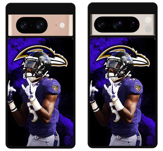 Marquise brown NFL Baltimore Google Pixel 8 | 8 Pro Case