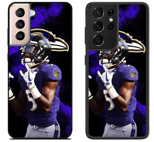 Marquise brown NFL Baltimore Samsung Galaxy S21 | S21 FE | S21+ | S21 Ultra Case