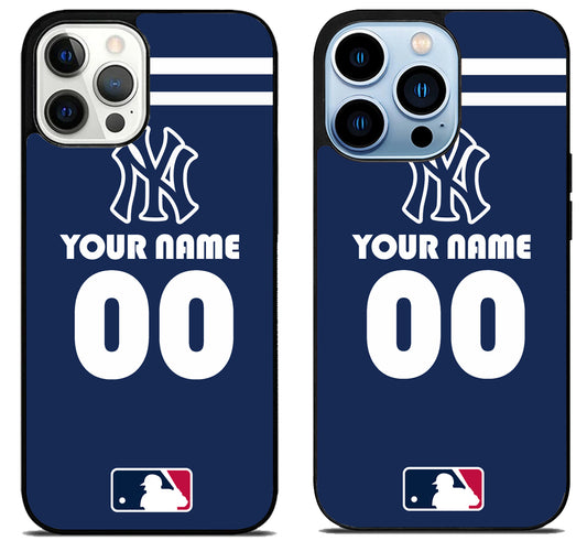 Custom Personalized New York yankees MLB iPhone 15 Pro | iPhone 15 Pro Max Case