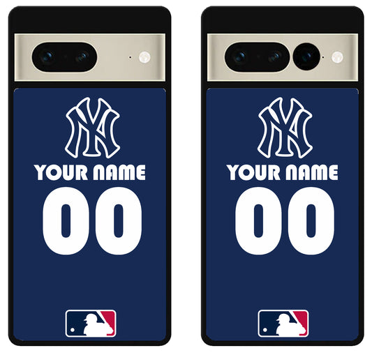 Custom Personalized yankees MLB Google Pixel 7 | 7 Pro Case