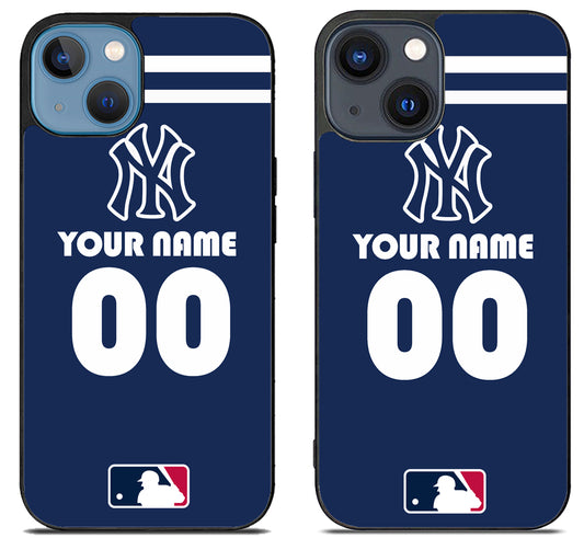 Custom Personalized New York yankees MLB iPhone 15 | iPhone 15 Plus Case