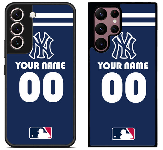 Custom Personalized New York yankees MLB Samsung Galaxy S22 | S22+ | S22 Ultra Case