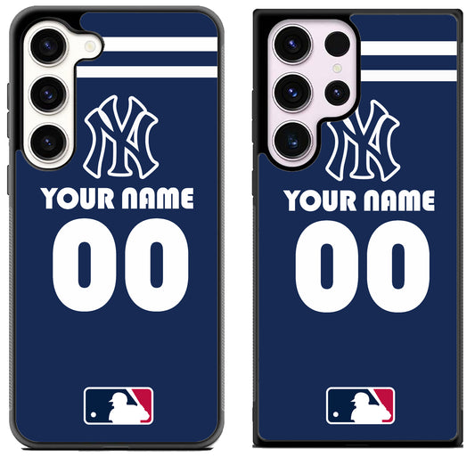 Custom Personalized New York yankees MLB Samsung Galaxy S23 | S23+ | S23 Ultra Case