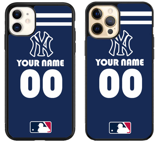 Custom Personalized New York yankees MLB iPhone 12 | 12 Mini | 12 Pro | 12 Pro Max Case