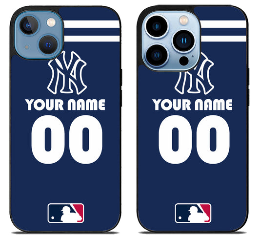 Custom Personalized New York yankees MLB iPhone 13 | 13 Mini | 13 Pro | 13 Pro Max Case