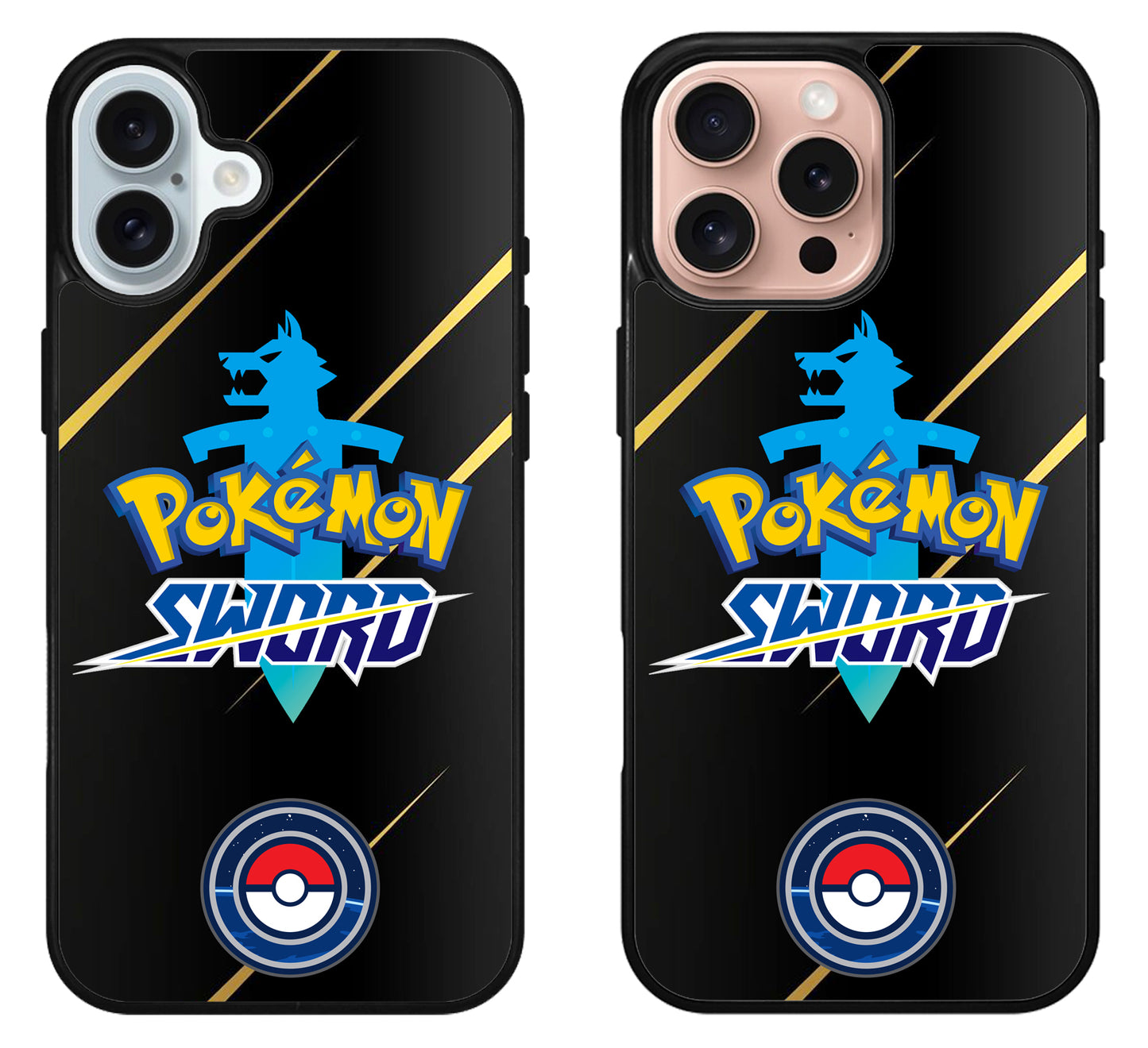 Pokemon go Black iPhone 16 | 16 Plus | 16 Pro | 16 Pro Max Case
