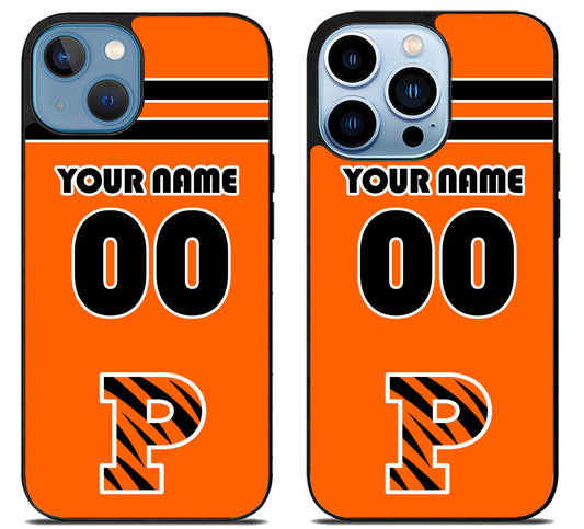 Custom Personalized Princeton tigers iPhone 13 | 13 Mini | 13 Pro | 13 Pro Max Case