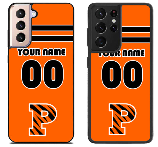 Custom Personalized Princeton tigers Samsung Galaxy S21 | S21 FE | S21+ | S21 Ultra Case