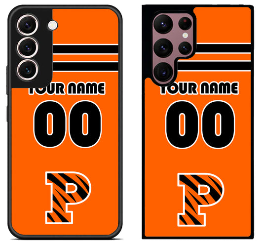 Custom Personalized Princeton tigers Samsung Galaxy S22 | S22+ | S22 Ultra Case