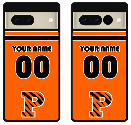 Custom Personalized Princeton tigers Google Pixel 7 | 7 Pro Case