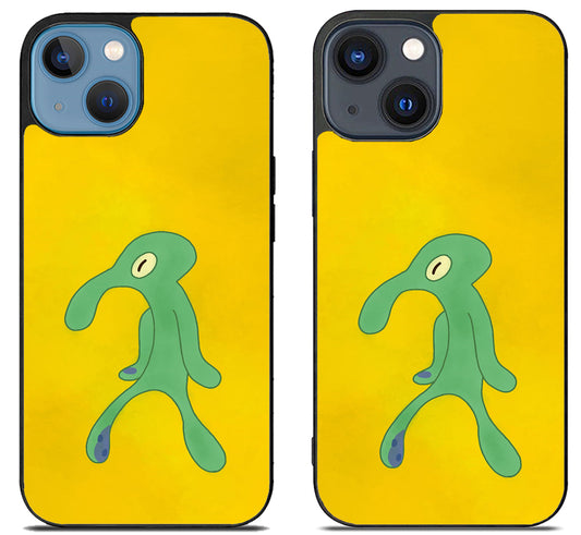Squidward Art Painting iPhone 15 | iPhone 15 Plus Case