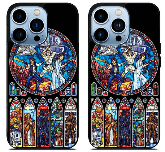 Star Wars Stained Glass iPhone 15 Pro | iPhone 15 Pro Max Case