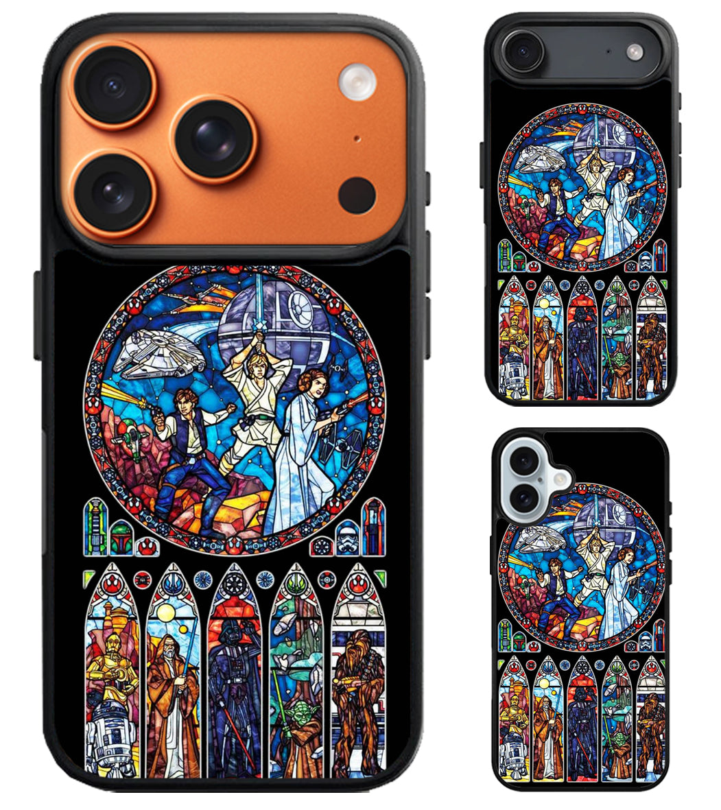 Star Wars Stained Glass iPhone Air | iPhone 17 | 17 Pro | 17 Pro Max Case
