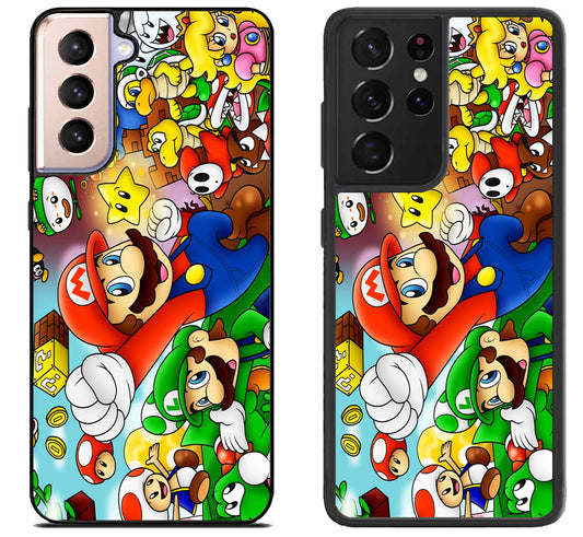 super mario Cover Samsung Galaxy S21 | S21 FE | S21+ | S21 Ultra Case