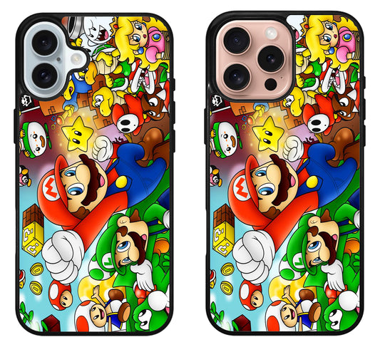 Super mario Cover iPhone 16 | 16 Plus | 16 Pro | 16 Pro Max Case