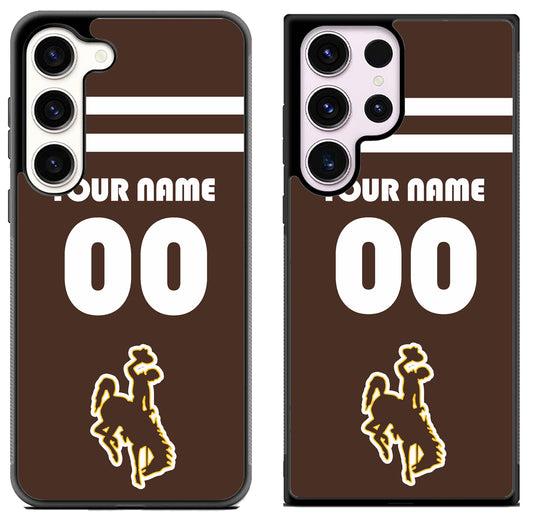 Custom Personalized Wyoming cowboys Samsung Galaxy S23 | S23+ | S23 Ultra Case