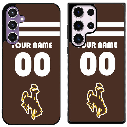 Custom Personalized Wyoming Cowboys Samsung Galaxy S24 | S24+ | S24 Ultra Case