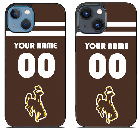 Custom Personalized Wyoming cowboys iPhone 15 | iPhone 15 Plus Case