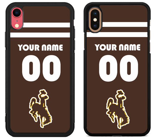Custom Personalized Wyoming cowboys iPhone X | Xs | Xr | Xs Max Case