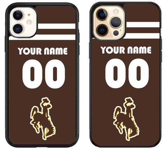 Custom Personalized Wyoming cowboys iPhone 12 | 12 Mini | 12 Pro | 12 Pro Max Case