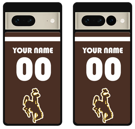 Custom Personalized Wyoming cowboys Google Pixel 7 | 7 Pro Case