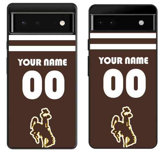 Custom Personalized Wyoming cowboys Google Pixel 6 | 6A | 6 Pro Case