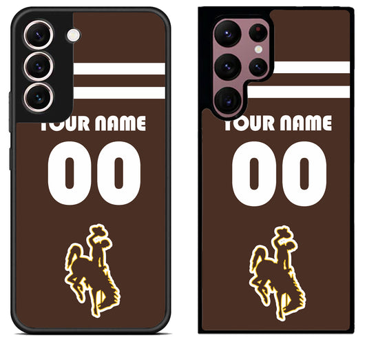 Custom Personalized Wyoming cowboys Samsung Galaxy S22 | S22+ | S22 Ultra Case