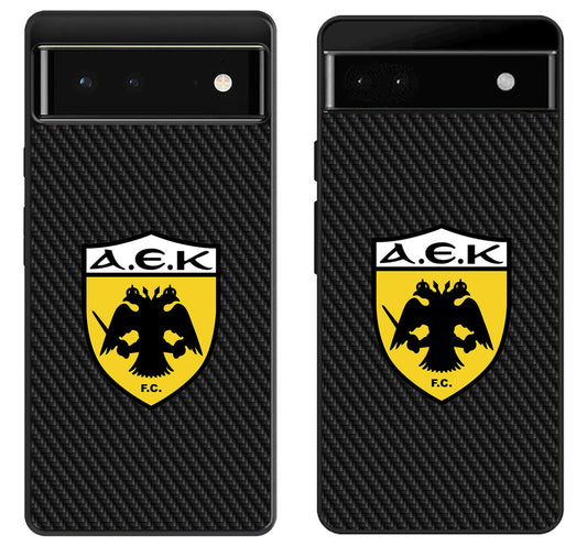 AEK Athens FC Carbon Google Pixel 6 | 6A | 6 Pro Case