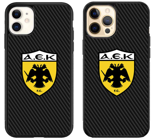 AEK Athens FC Carbon iPhone 12 | 12 Mini | 12 Pro | 12 Pro Max