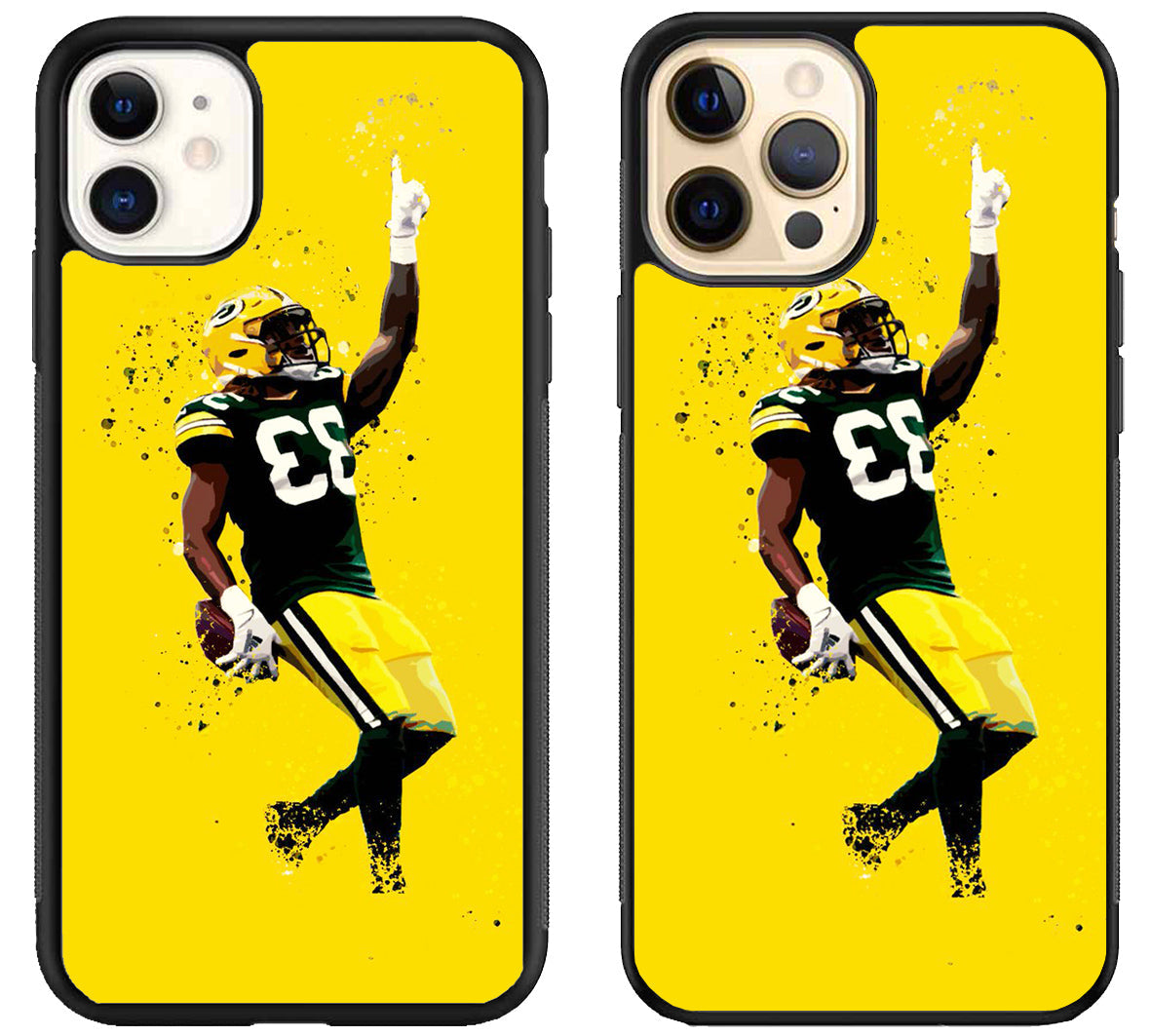 Aaron Jones Green Bay Packers Cool iPhone 12 | 12 Mini | 12 Pro | 12 Pro Max Case