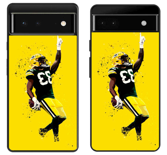 Aaron Jones Green Bay Packers Cool Google Pixel 6 | 6A | 6 Pro Case